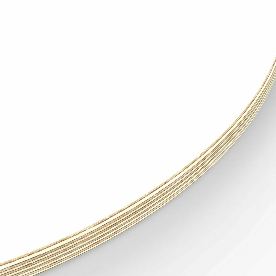 AUPROTEC Tischplatte weiß Holz Platte rund 18mm Multiplex Sperrholz beschichtet - Bild 3 von 4