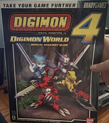 BradyGames Digimon World 4 Strategy Guide Comprehensive Monster & Walkthrough