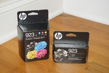 HP 923 ink cartridges black cyan magenta yellow expires February 2026