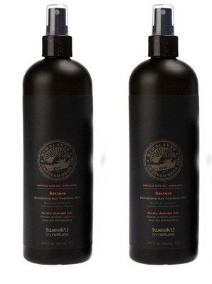 Tweak'd Dhatelo Restore Revitalizing Hair Treatment Mist Dry Hair 16oz 2Pk