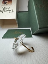 Swarovski Crystal Memories Umbrella Gold 170849 w/Box COA