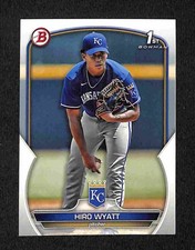 2023 Bowman Draft - Hiro Wyatt 1st Bowman #BD-80 Royals Prospect