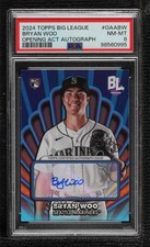 2024 Topps Big League Opening Act Auto Bryan Woo #OAA-BW PSA 8 Auto 0e2x