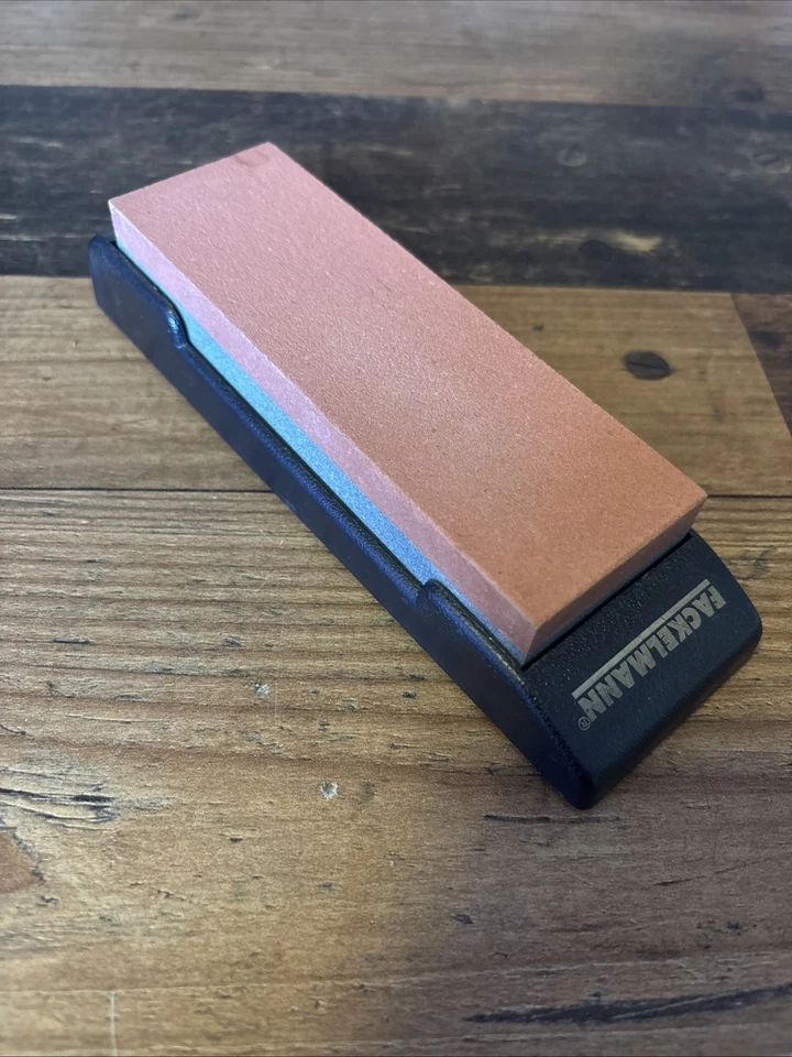 Fackelmann Wetz-/Polierstein Schleifstein aus Keramik Abziehstein mit 2 Körnu...