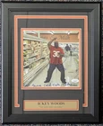 Ickey Woods Cincinnati Bengals Signed 8x8 Framed Photo JSA COA AUTO