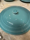 Fiesta MIXING BOWL COVER/LID excellent second quality - TURQUOISE