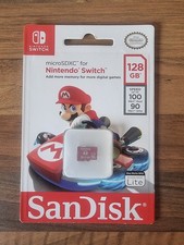SanDisk 128GB microSDXC Card for Nintendo Switch – Official – Sealed