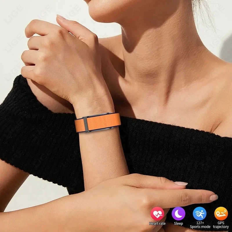 Smartwatch Damen Herren Pulsuhr Herzfrequen Schrittzähler Fitnessuhr Wasserdicht - Bild 2 von 4