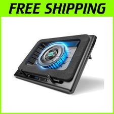 Laptop Cooler Stand, 5.5" Powerful Turbo Fan, Touch Control