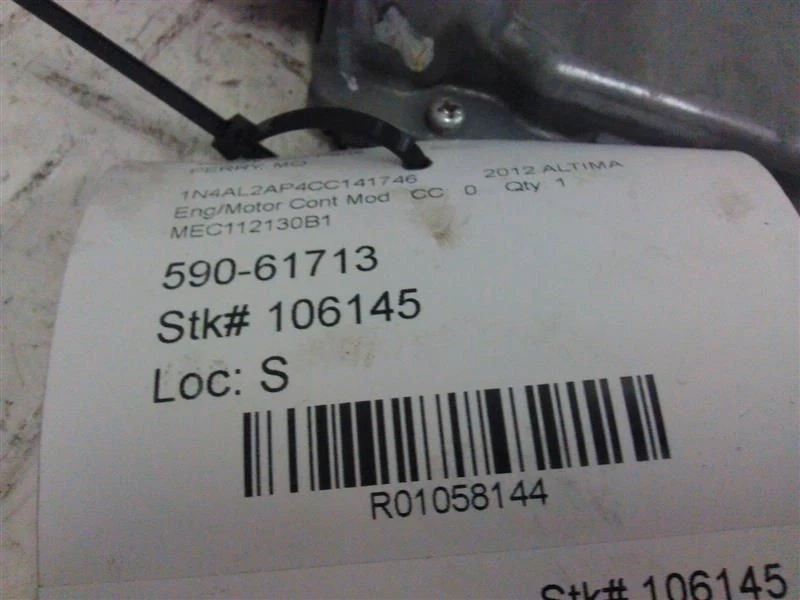 11 12 13 Nissan Altima ENGINE ECM módulo de controle eletrônico 2.5L 4 cilindros - Imagem 3 de 3