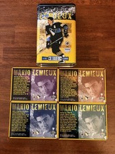 MARIO LEMIEUX  - 4 All Metal Card Set w/ Tin Case   NHL Penguins NICE!!!!!!