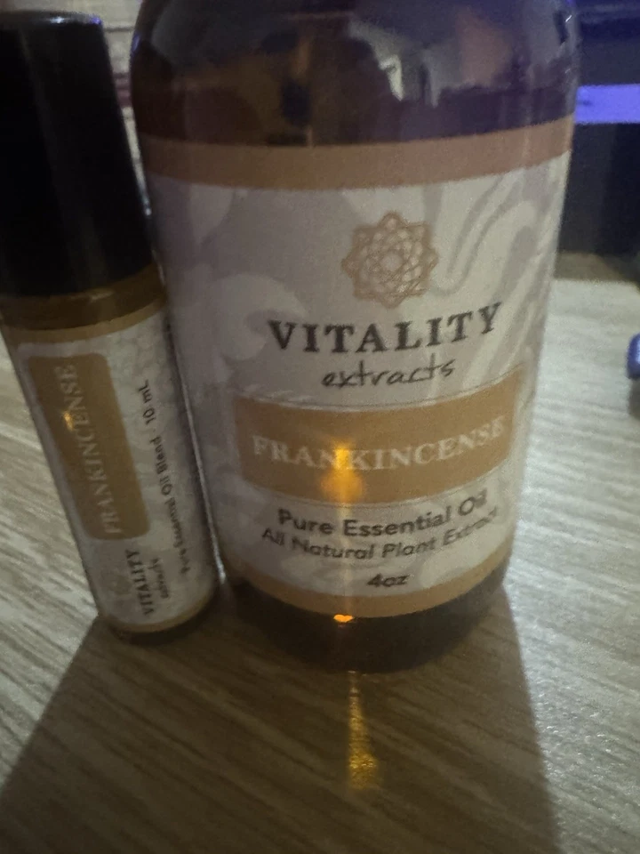 Extractos de incienso Vitality - Aceite esencial puro - Botella extra de 4 oz y 10 ml Foto 2 de 2