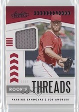 2020 Panini Absolute Rookie Threads Patrick Sandoval #RT-PS 03xg