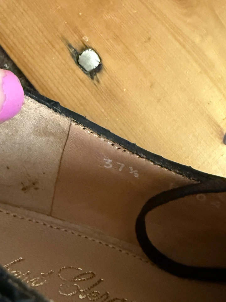 Оксфорды кожаные с тиснением Robert Clergerie 37,5 - Изображение 3 из 4