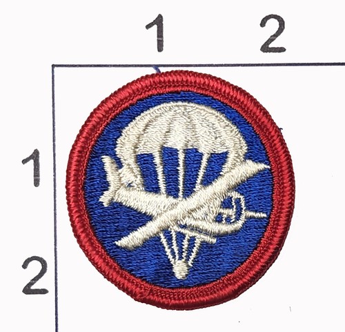 Army Glider Paratrooper Patch 1994 United States White Blue Badge Embroidered