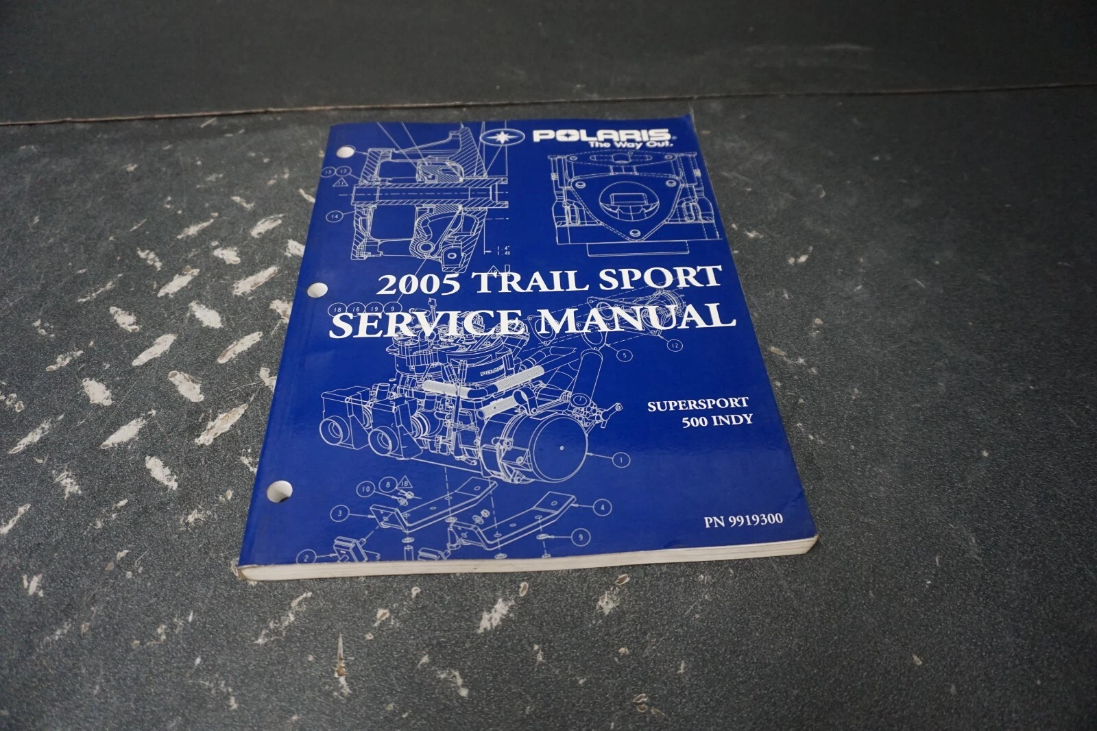 SUPERSPORT 500 INDY Polaris Snowmobile OEM 2005 Trail Sport Service Manual