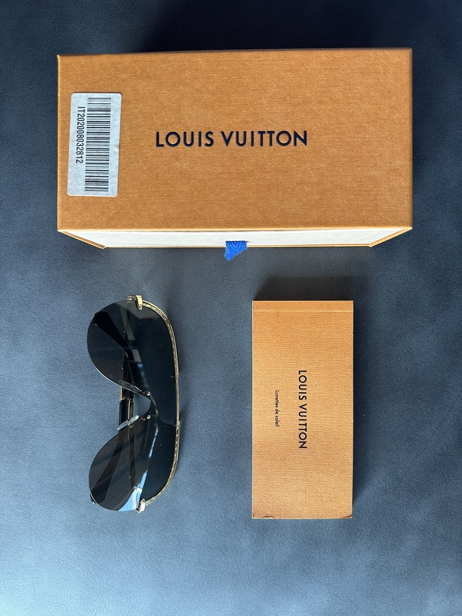 Louis Vuitton Gone Girl W Women's Gold Shield Sunglasses Z1230W