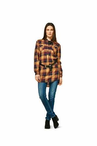 Burda 6457 Women Top Blouse Tunic Sewing Pattern Size 8-20 NEW - Picture 2 of 4