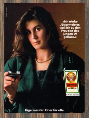 Jägermeister #3087 - Reklame Werbeanzeige Original-Werbung 1987