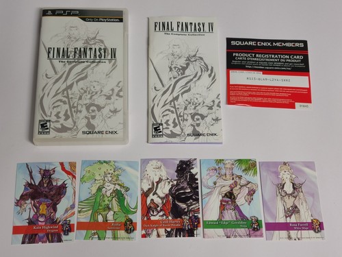 (SIN JUEGO) Final Fantasy IV The Complete Collection Sony PSP SOLO FUNDA E INSERTOS - Imagen 1 de 22
