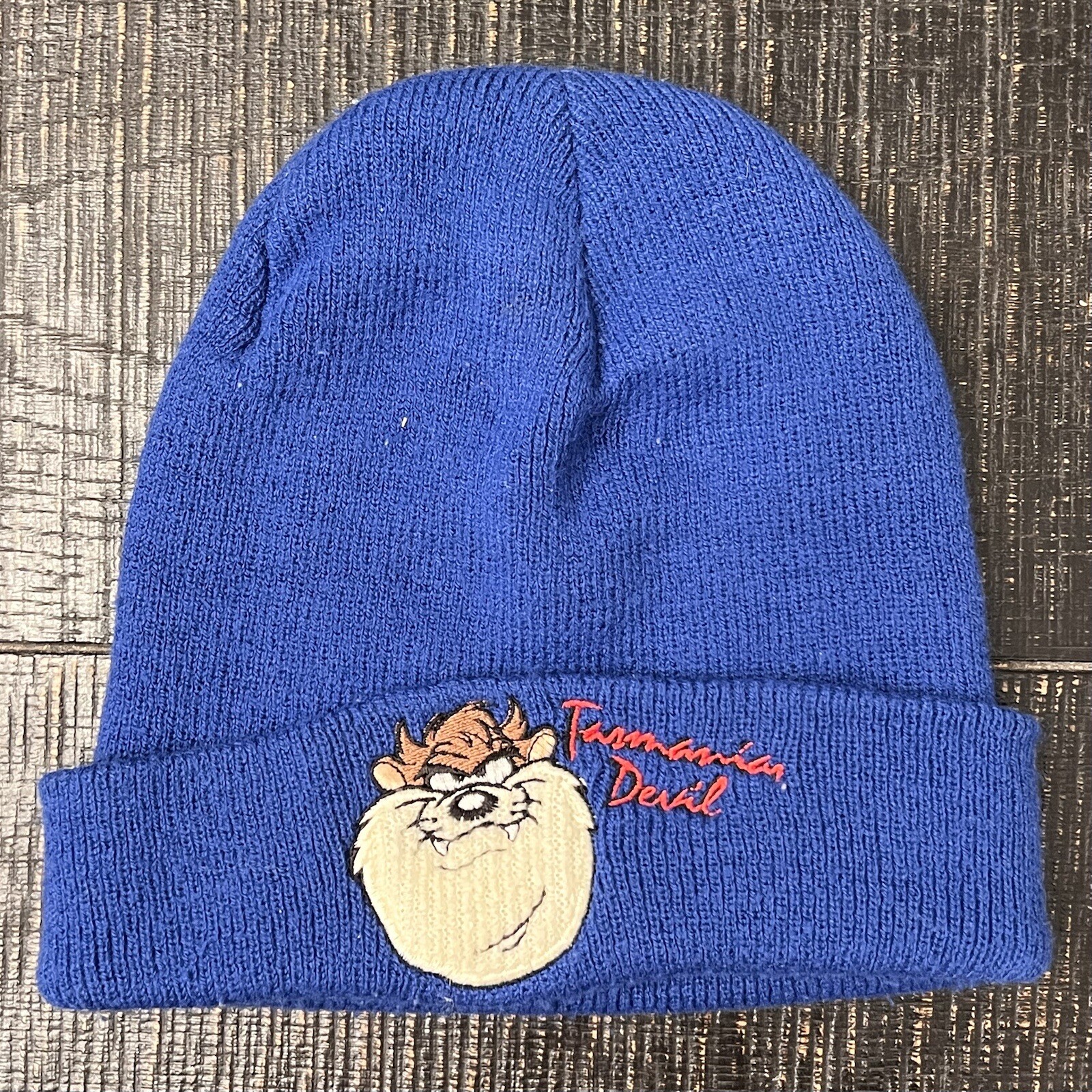 Vtg 1998 Looney Tunes Taz Tasmanian Devil Blue Embroi… - Gem