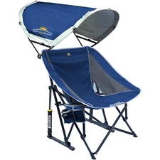 Pod Rocker Outdoor Rocking Chair with SunShade Canopy