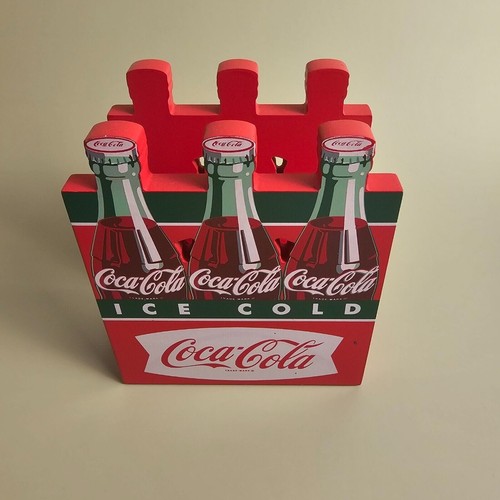 Coca-Cola Retro Wooden 6-Pack Napkin Holder - Brand New & Official - Picture 2 of 3