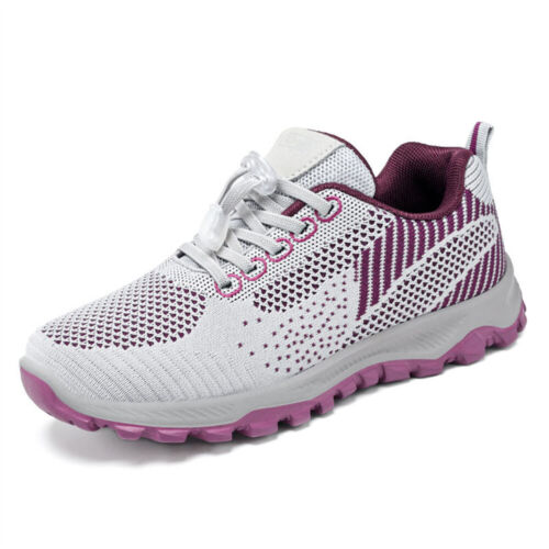 Damen Leichte Wanderschuhe Casual Damen Mode Slip On Sneakers - Bild 8 von 23