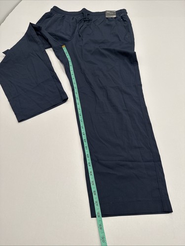 New Gap Fit High Rise Runaround Pant Large Blue Gapfit Drawstring Stretch - Picture 5 of 12