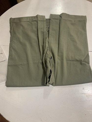 Micoson Women’s Cotton Linen Pants. Drawstring Elastic Waist, Side Pockets - Picture 3 of 8