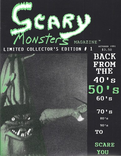 SCARY MONSTERS MAGAZINE-#1-SIGNED BY DENNIS DRUKTENIS-UNIVERSAL MONSTERS