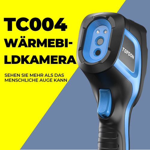 TOPDON TC004 256x192 Handy WäRmebildkamera Infrarotkamera IR Thermometer 40mk DE - Bild 2 von 24