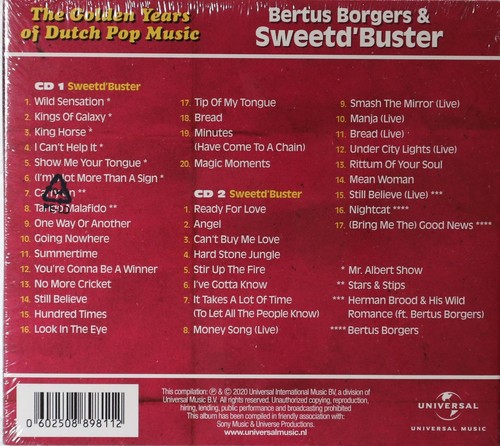 Sweet D'Buster-The Golden Years A&B sides and more 2 cds Dutch prog Supersister - Picture 2 of 2