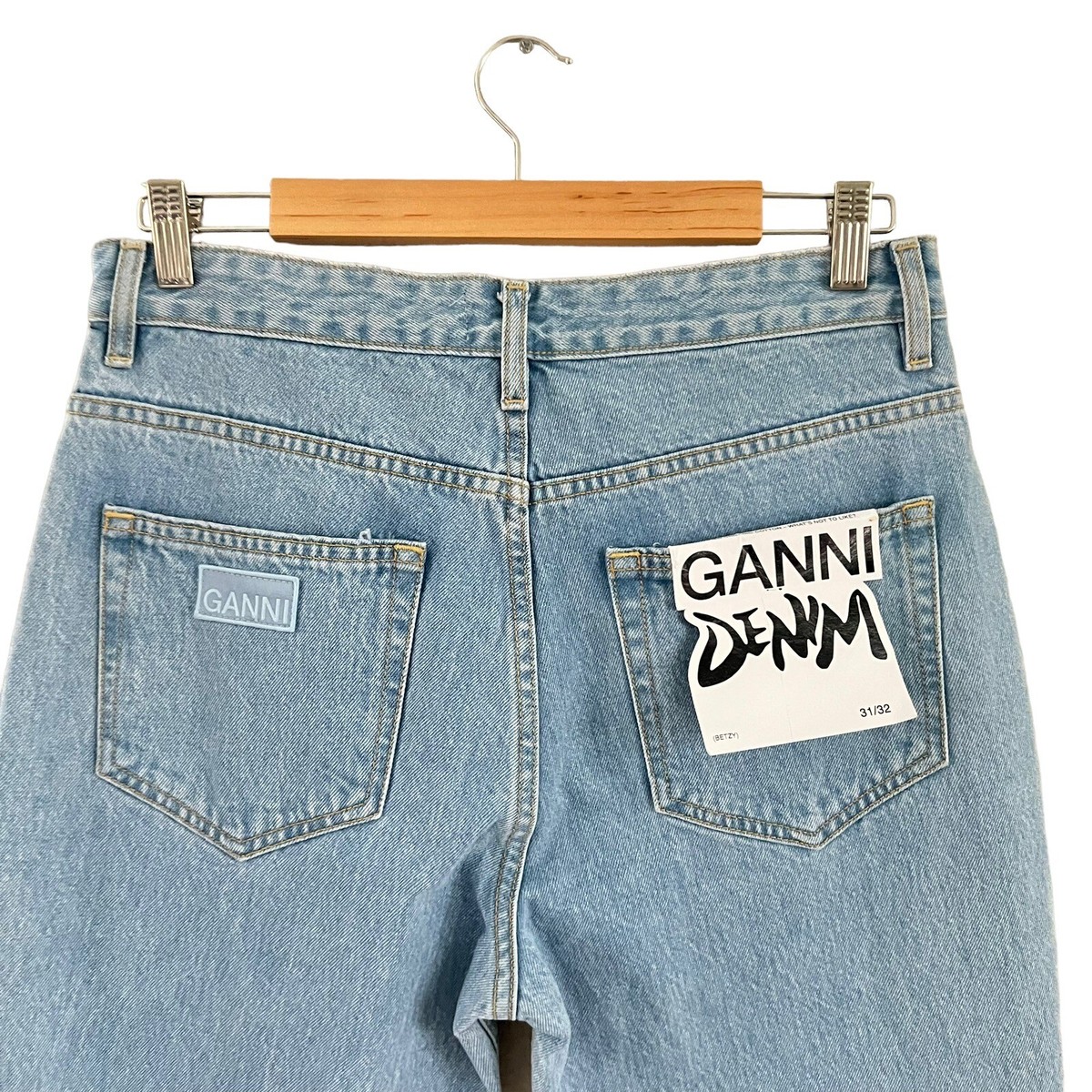 GANNI Betzy NWT $215 High Rise Bootcut Rigid Denim Jeans GANNI Betzy NWT $215 High Rise Bootcut Rigid Denim Jeans