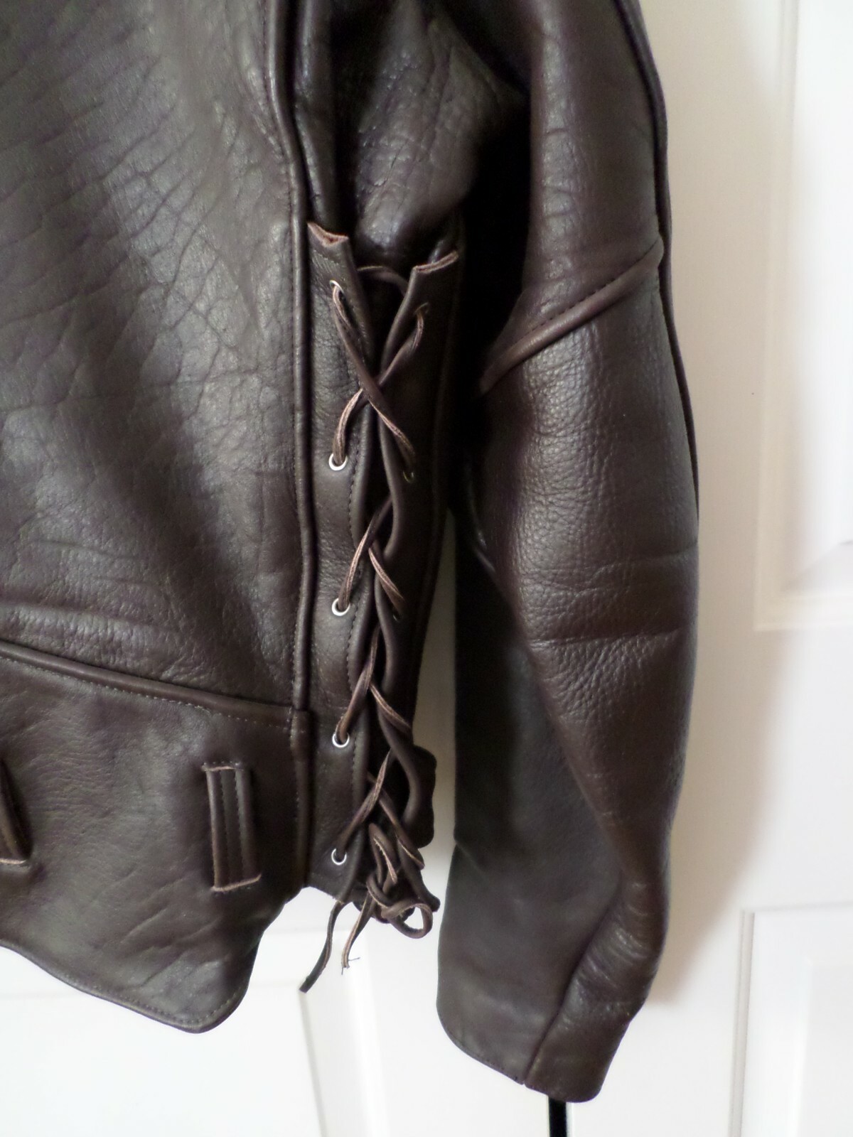 RARE Vintage IRON HORSE Leather Motorcycle Jacket Men… Gem