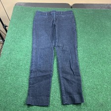 Banana Republic Sloan Crop Denim Pants Chambray Mid-rise Womens Size 4 29x27