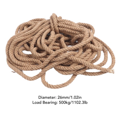 Hemp Rope Fine Workmanship Jute Twine Tear Resistant 30M Protective Multi Use - Picture 3 of 12