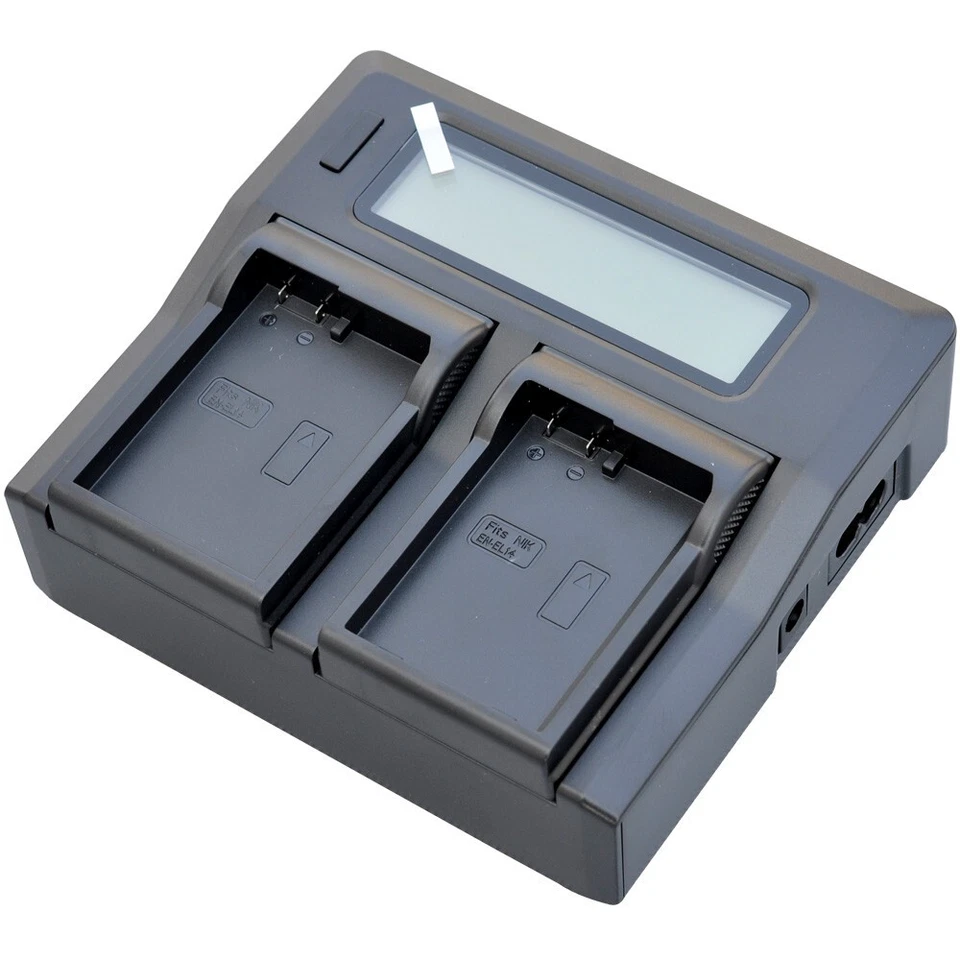 Cargador de batería LCD rápido para Nikon D3500 D5600 D3200 D3300 D5100 EN-EL14a EL14 Foto 3 de 4