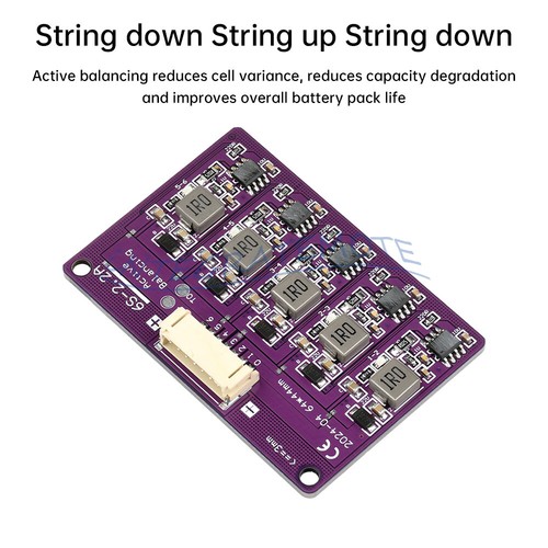 2.2A/3.1A Li-ion Battery High Current Inductive Active Equalizer Balancer Board - Bild 8 von 29