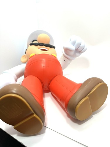 Nintendo Super Mario Figure Mario Fire Action Figure Gigante 20" - Foto 8 di 10