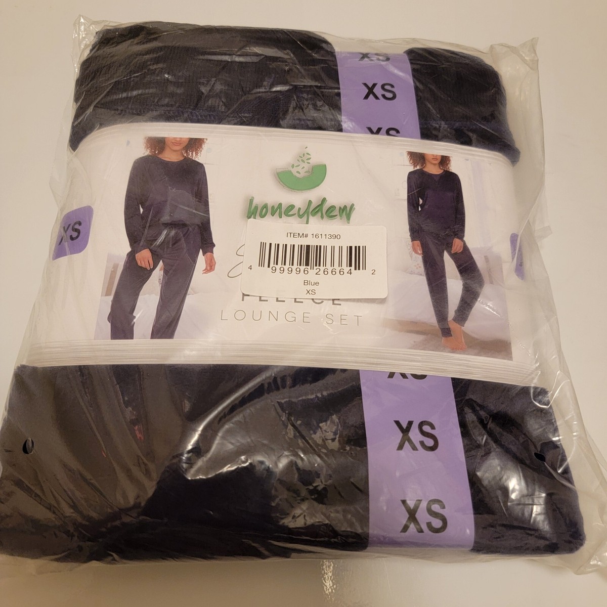 Honeydew Ladies Fleece Lounge Set 2 Pcs Blue Sz XS NWT | eBay
