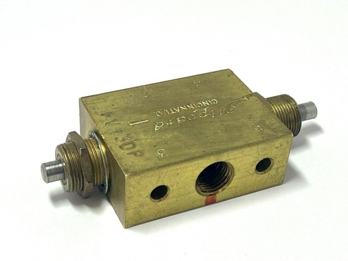 Clippard FV-3DP 3-Way Spool Double Plunger 2 Position Valve 1/8" NPT - Picture 2 of 3