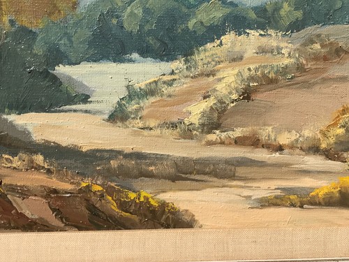 Oil Painting Canvas "Late Autumn Day" Amy L Walton 1975 CA Impressionist 18x24" - 第 9/22 張圖片