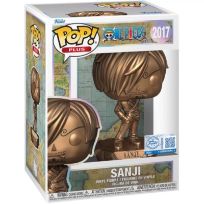Pop! Plus Sanji Statue (Bronze) with Pop! Protector FUNKO