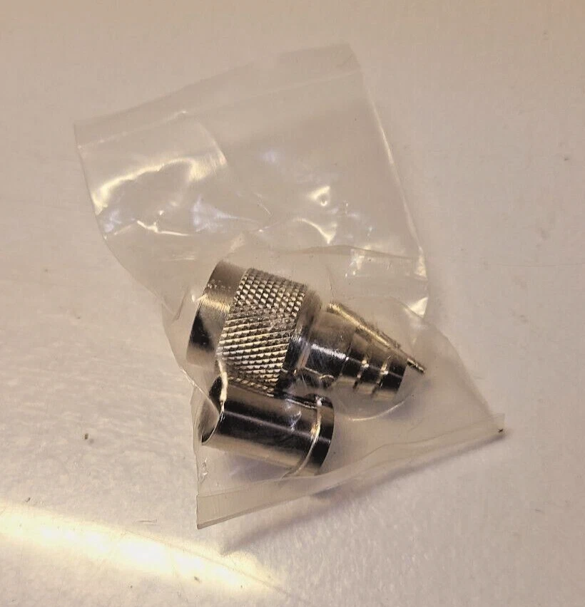 10 Quantity of AIM Electronics Coaxial Male Crimp Connectors 26-8005 (10 Qty) - Image 4 of 4