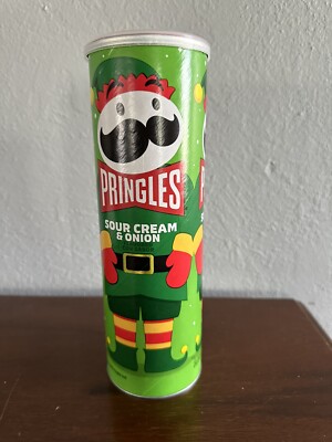 Christmas Pringles Potato Chips ELF elves Sour Cream & Onion Holiday 2023 Decor