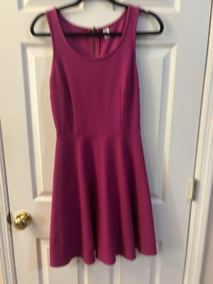 Old Navy Size Small Pink Fit & Flare Sleeveless Dress Back Zipper | eBay