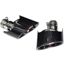 1 Pair Akrapovic Carbon Fiber Exhaust Tip For Audi RS3 RS4 RS5 RS6 RS7 A3 A4 A5