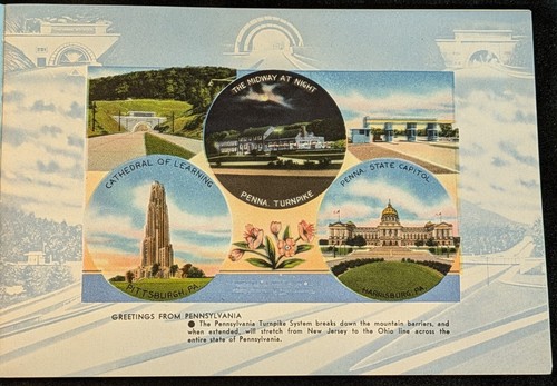 VTG 1952 Pennsylvania Turnpike System Souvenir Book The World's Greatest Highway - Picture 3 of 10