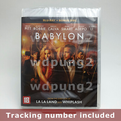 Babylon (2022) BLU-RAY (2-Disc) / Brad Pitt, Margot Robbie